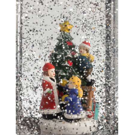 Светодиодный декоративный светильник-ночник NEON-NIGHT Рождество с эффектом снегопада 501-065