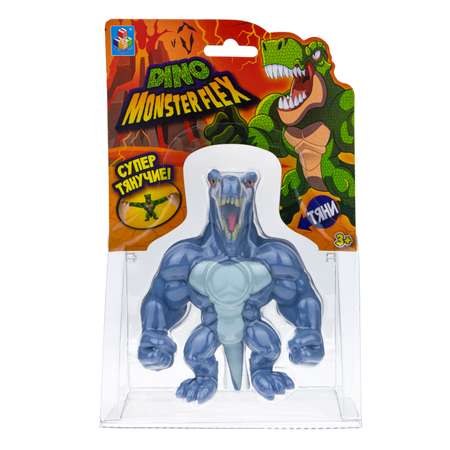 Игрушка-тягун 1Toy Monster Flex Dino Раптор Т22691-3