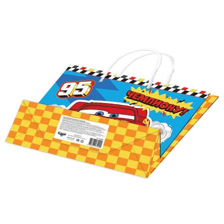 Пакет подарочный ND PLAY Тачки 40*30*14cм 299882