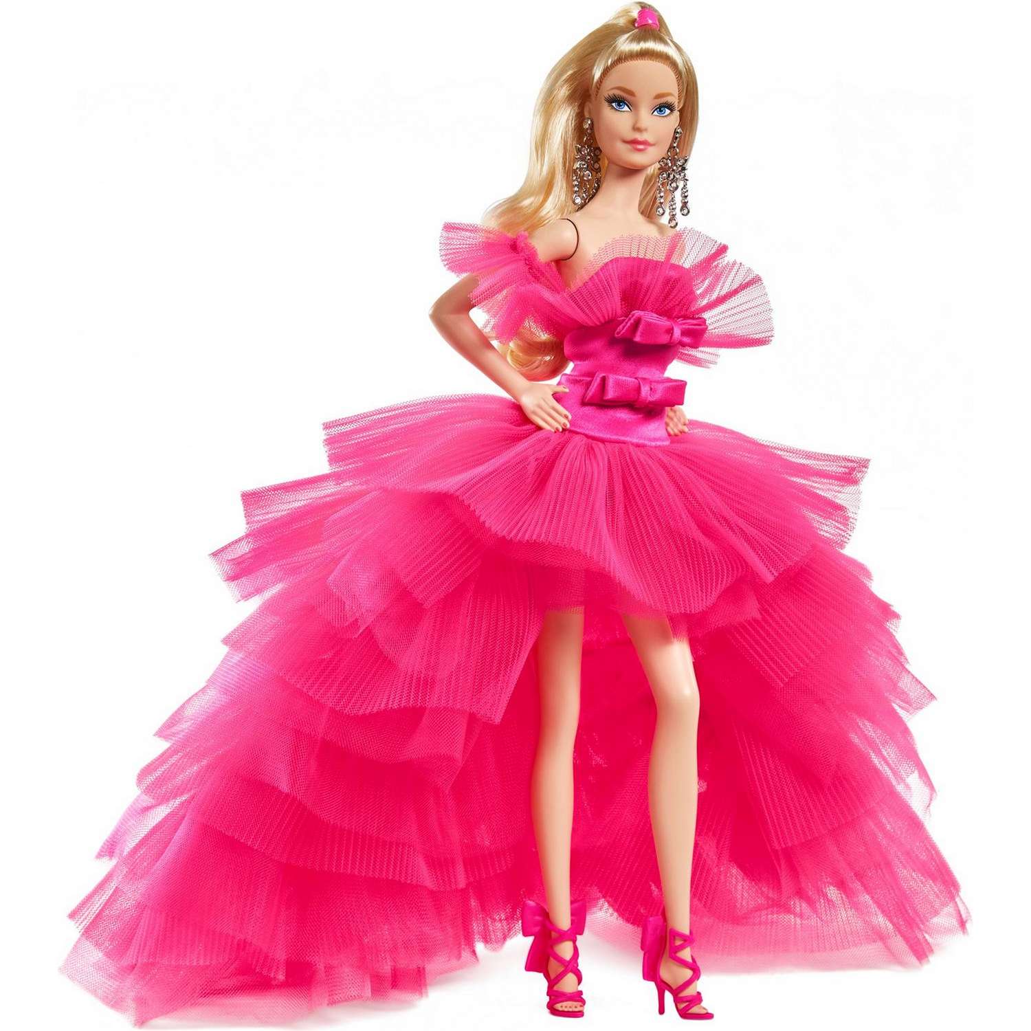Кукла Barbie Золото коллекционная в розовом платье GTJ76 GTJ76 - фото 7