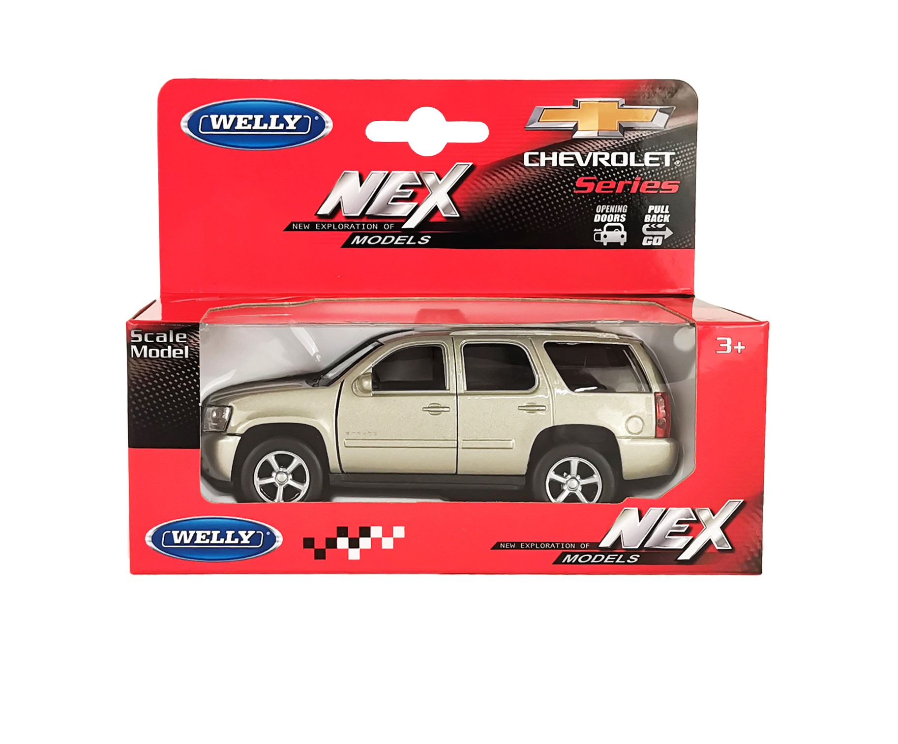 Автомобиль Welly Chevrolet инерционный в ассортименте 43607W - фото 4