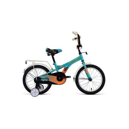 Велосипед детский Forward CROCKY 16 2022 бирюзовый/оранжевый