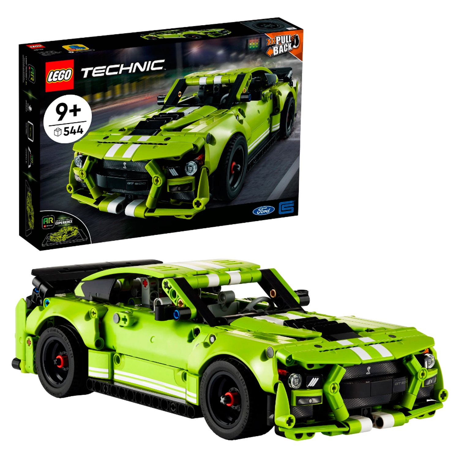 Конструктор детский LEGO Technic Автомобиль Mustang Shelby 42138 - фото 1