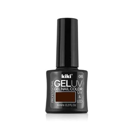 Гель-лак для ногтей Kiki Gel UV LED 6 шоколадный