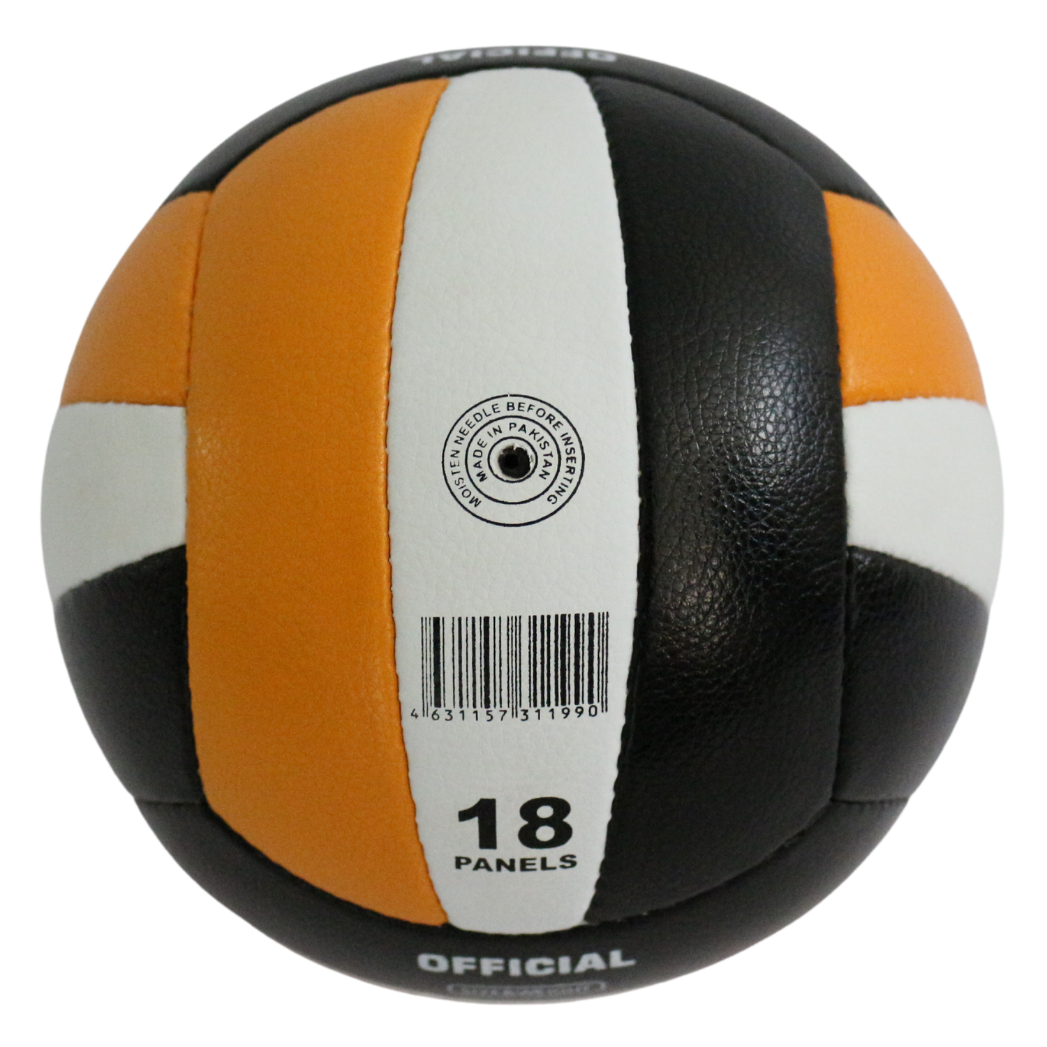 Мяч волейбольный InGame AIR черно-оранжевый - фото 2