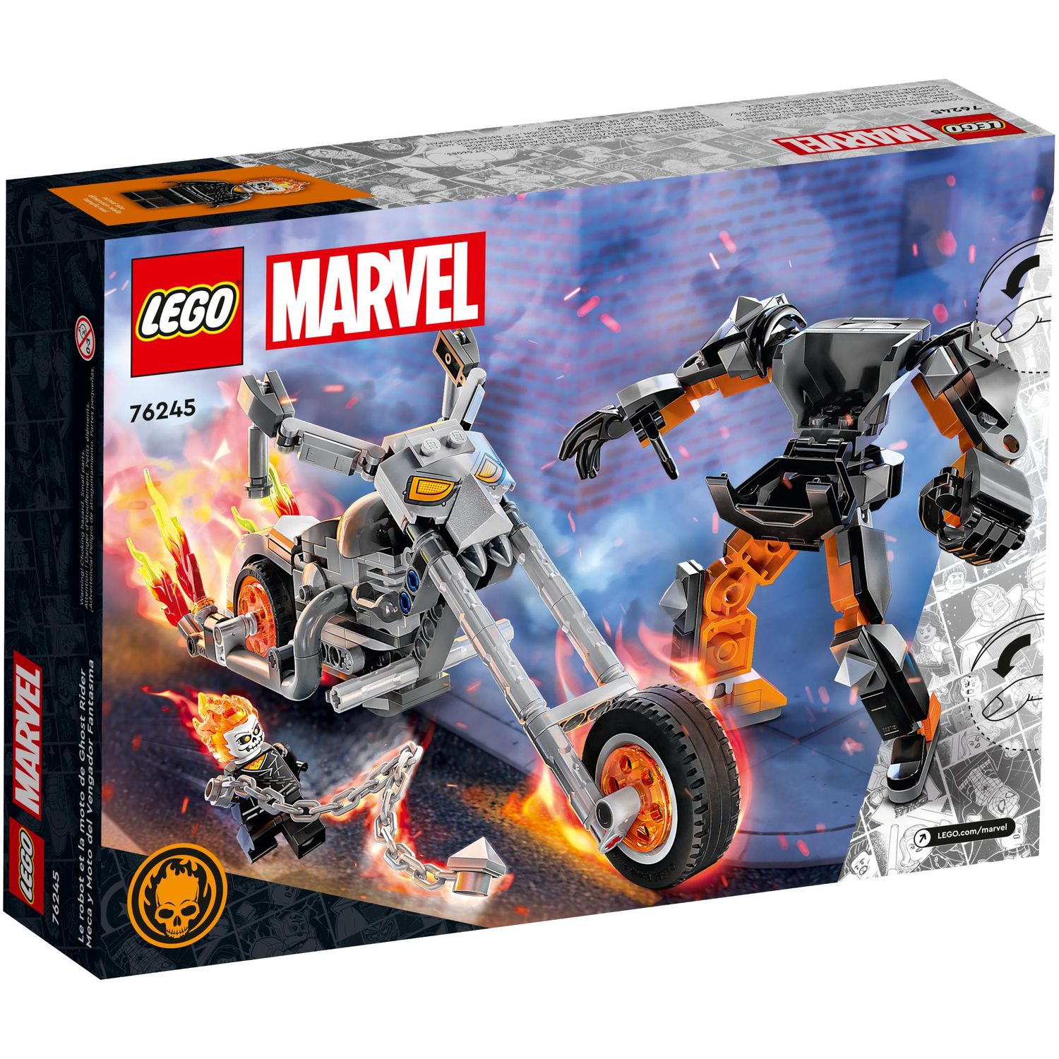 Конструктор LEGO DC Super Heroes Ghost Rider Mech and Bike 76245 - фото 5