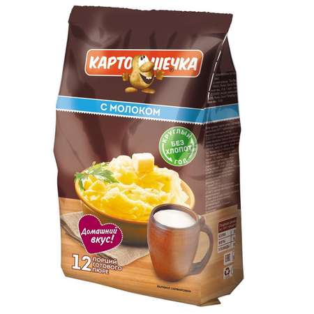 Пюре Картошечка картофельное с молоком пакет 320 г