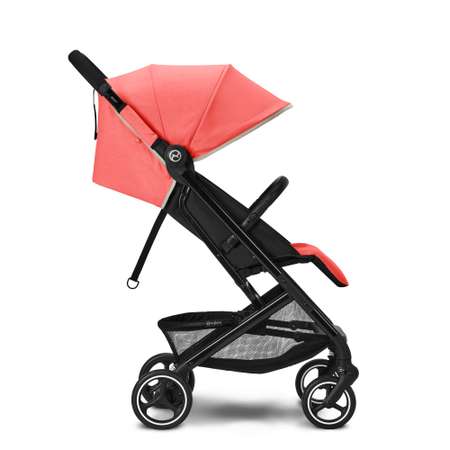 Коляская детская Cybex Beezy Hibiscus Red с дождевиком и бампером