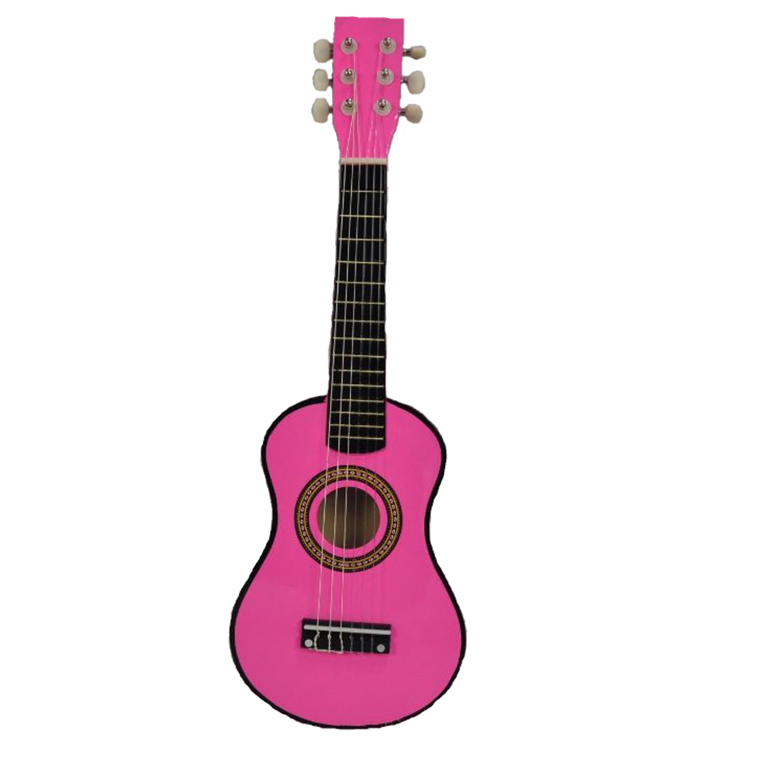 Гитара Ocie 58 см цвет розовый - фото 1