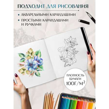 Блокнот Проф-Пресс Myart. Квадратный скетчбук. Клод Моне Кувшинки