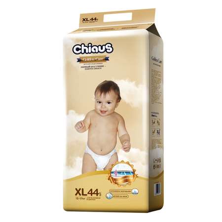 Подгузники Chiaus детские GoIden Care XL 12-17 кг 44 шт