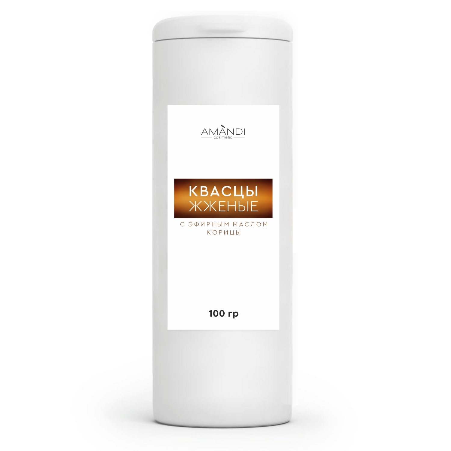 Сухой дезодорант квасцы жженые AMANDI с эфирным маслом корицы 100 грамм - фото 1