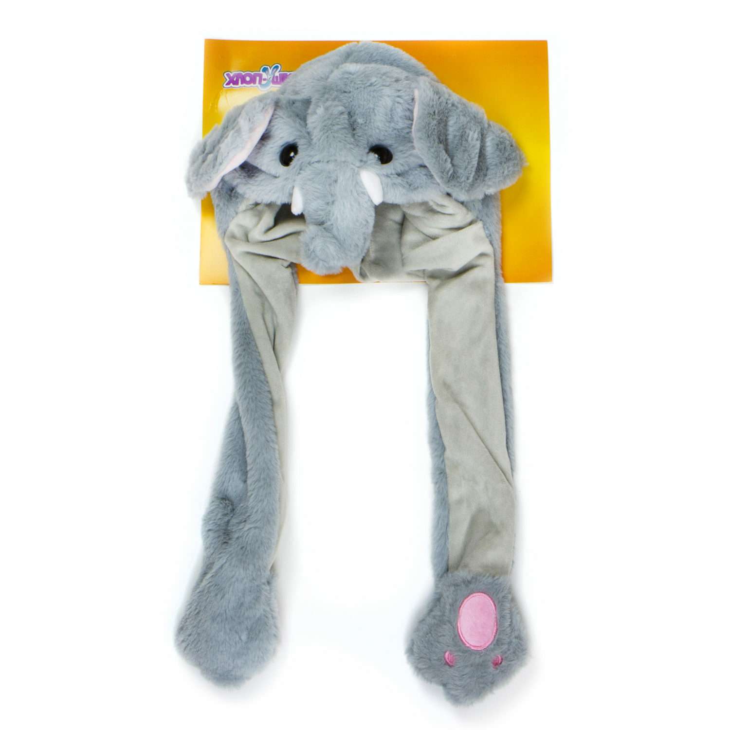 Игрушка 1TOY Хлоп-Ушки аксессуар на голову Слон Т17631 - фото 1