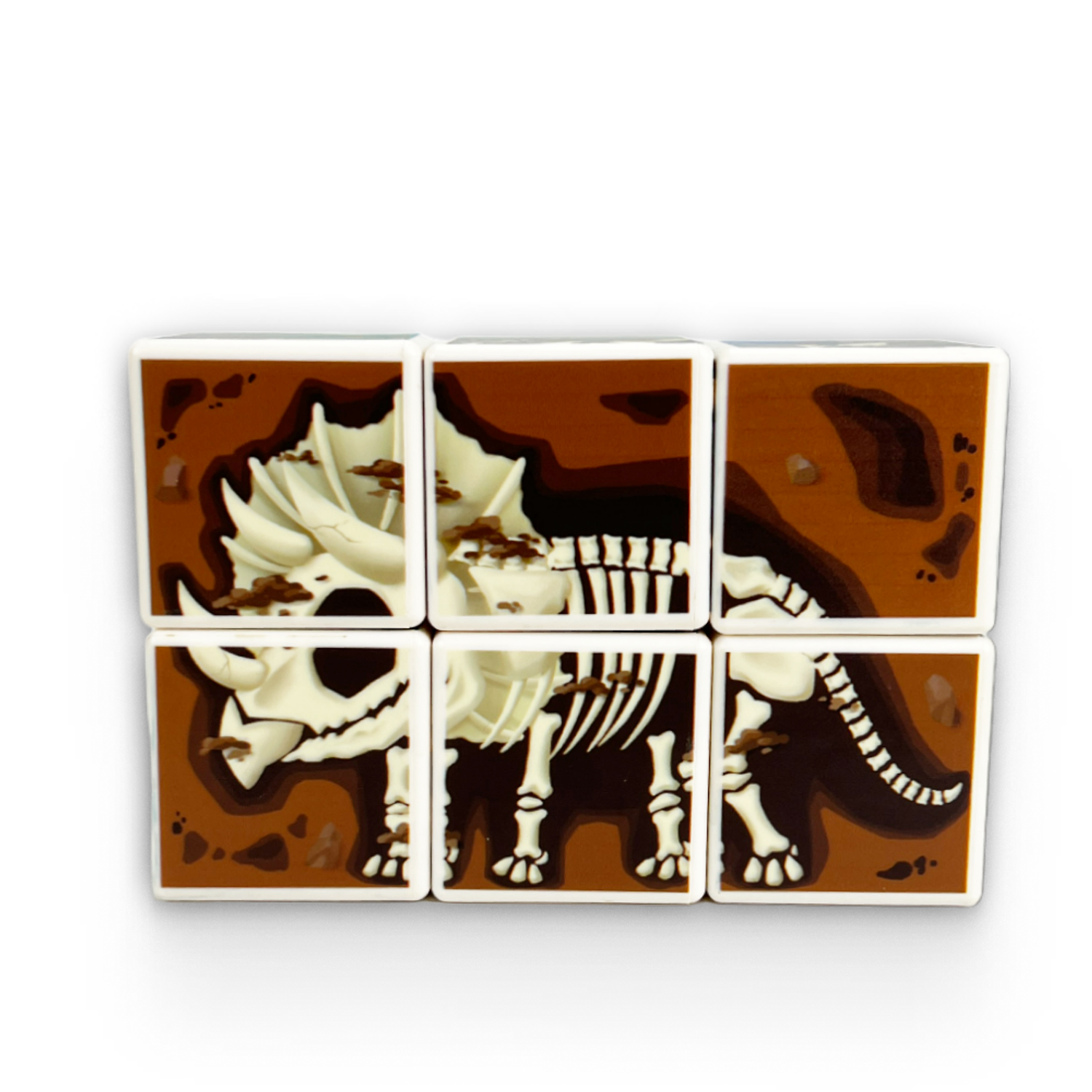 Игрушка LX Кубики магнитные Динозавры 9 штук со стикерами - фото 11