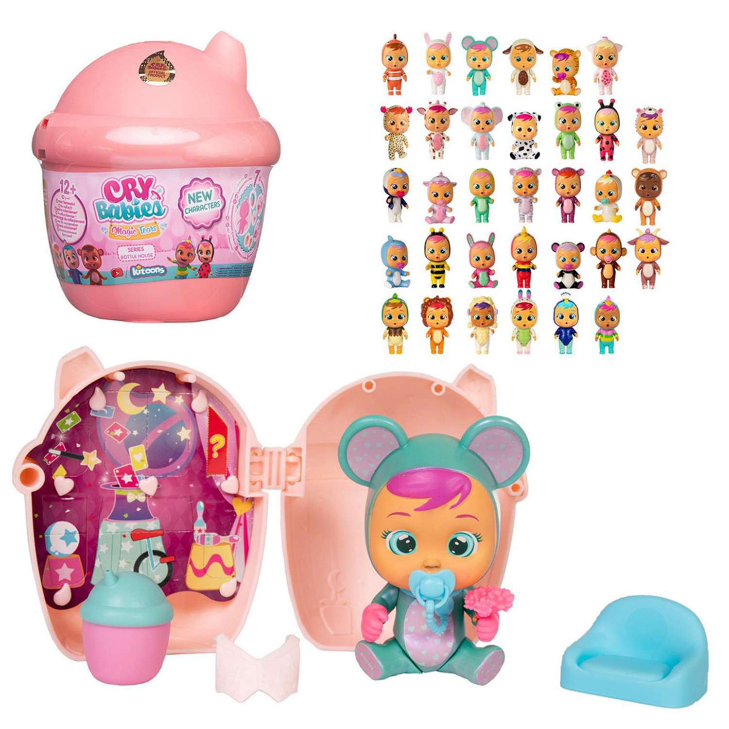 Кукла IMC Toys Cry Babies Magic Tears 97629/98442-VN/оранжевый - фото 2