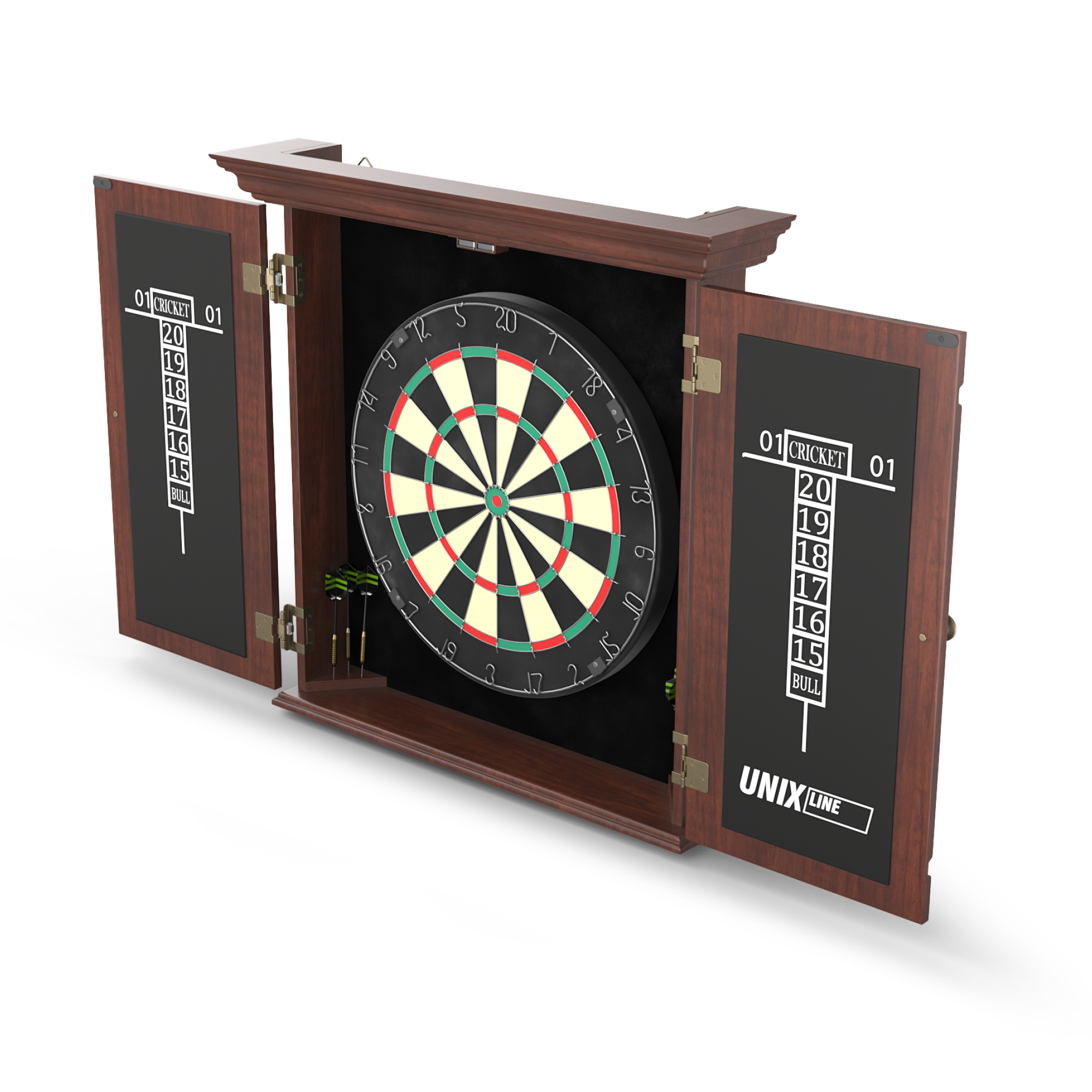 Дартс UNIX line Dartboard D-46cm Wood - фото 12