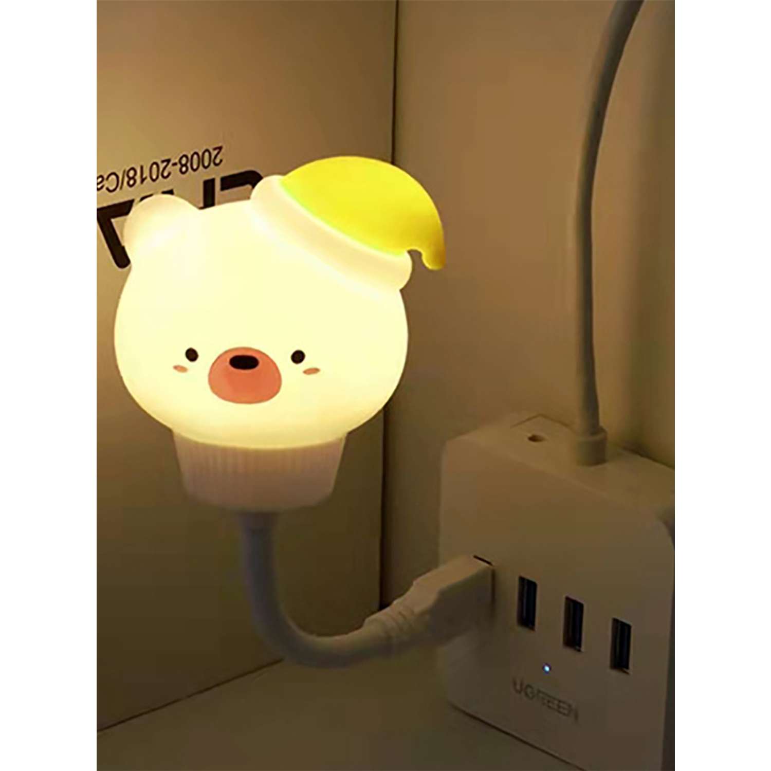 Лампа настольная детская LATS usb светильник мишка - фото 8