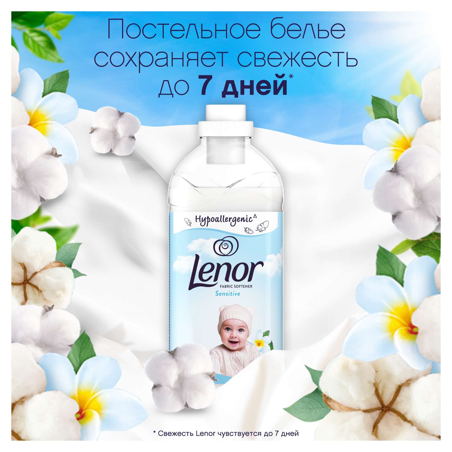 Кондиционер для детского белья Lenor концентрированный 1600мл - фото 9