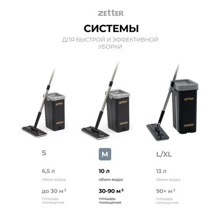 Система для уборки ZETTER M 10 л