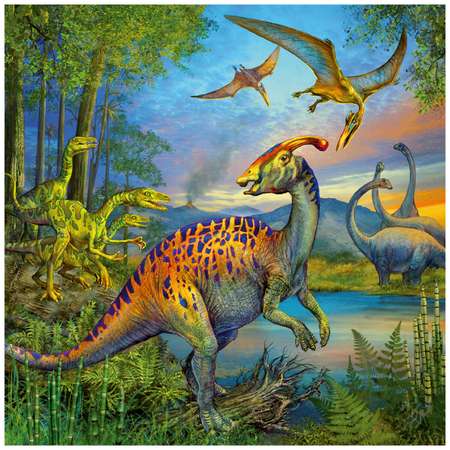 Пазл Ravensburger Динозавры 49элементов*3шт 09317
