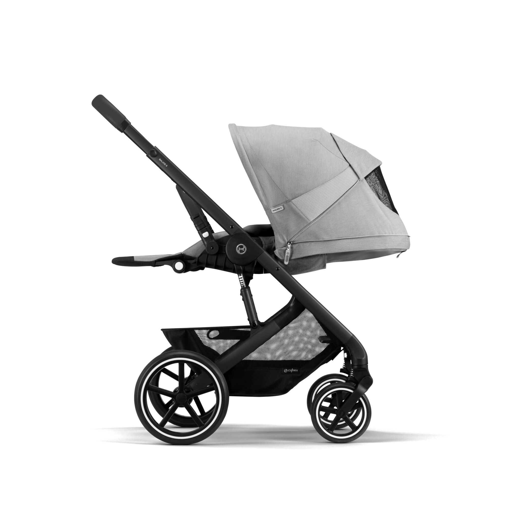 Коляска Cybex Balios S Lux BLK 3в1 Lava Grey с дождевиком - фото 7