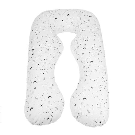 Подушка для беременных AmaroBaby анатомическая 340х72 см STARS белая