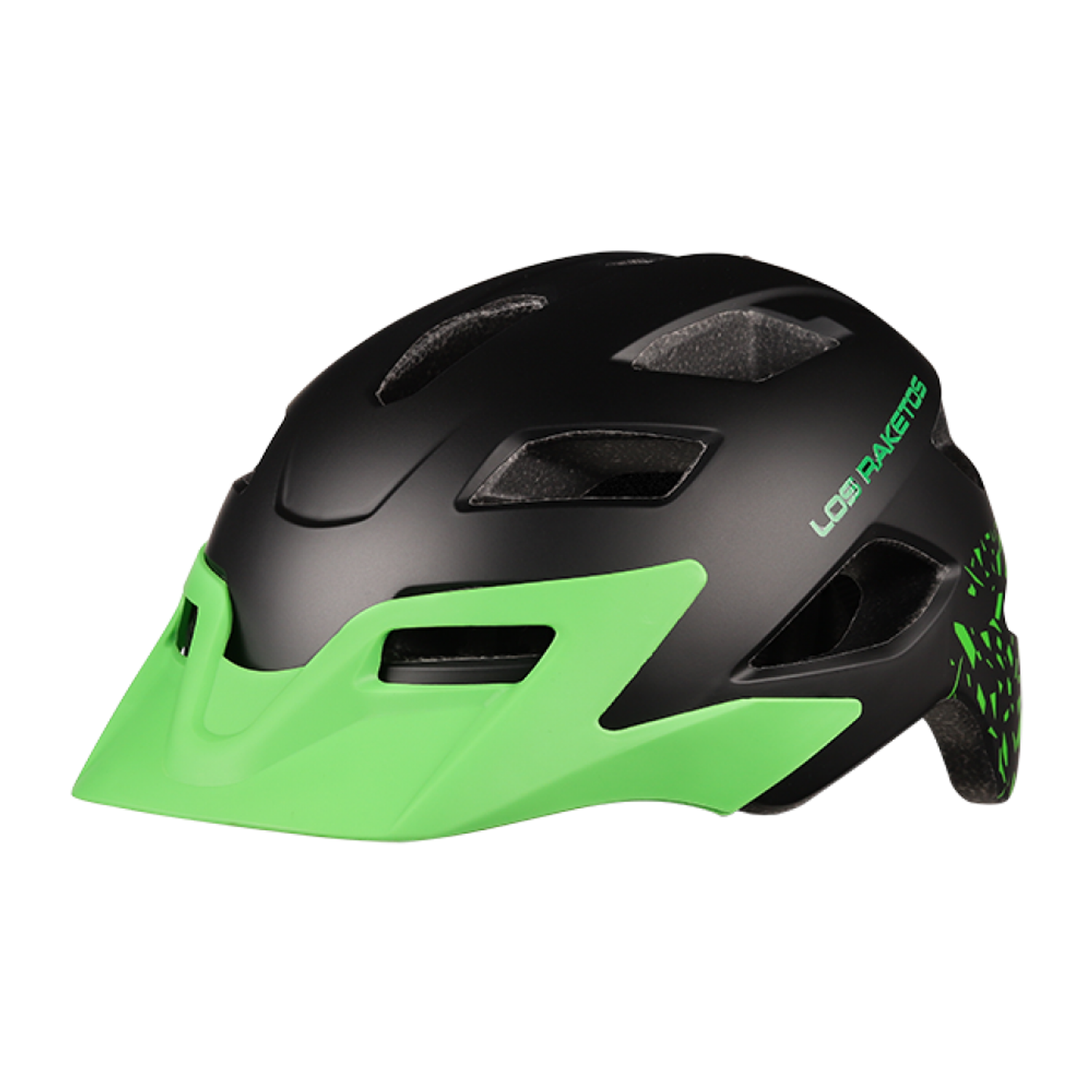 Шлем для велосипеда LOS RAKETOS Shell Black XS-S - фото 1