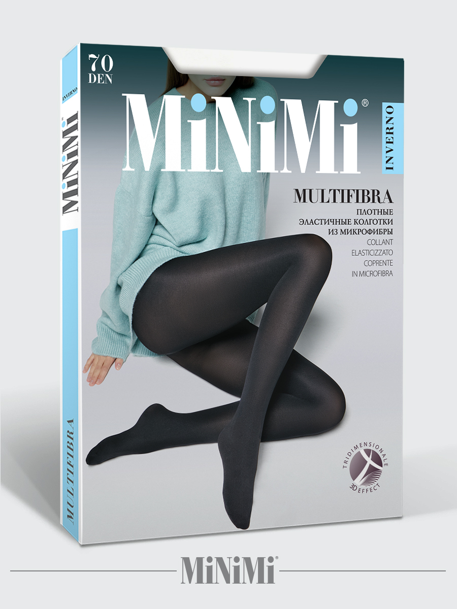 Колготки MiNiMi Mini MULTIFIBRA 70 Bianco - фото 10