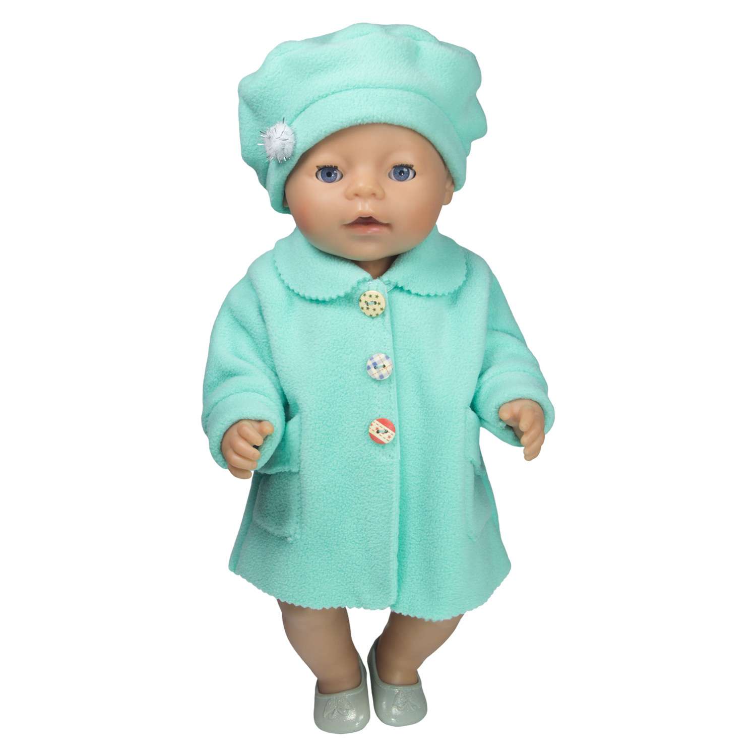 Пальто для куклы Модница с беретом в ассортименте 6119 6119 - фото 6