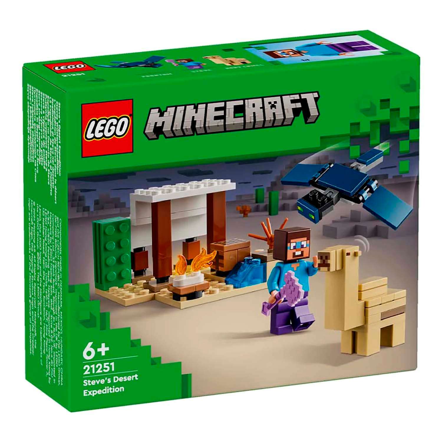 Конструктор детский LEGO Minecraft Экспедиция Стива в пустыню 21251 - фото 9