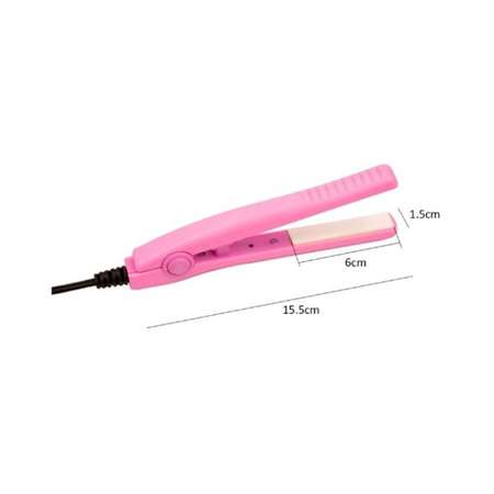 Утюжок для выпрямления волос Uniglodis 002 розовый керамическое покрытие
