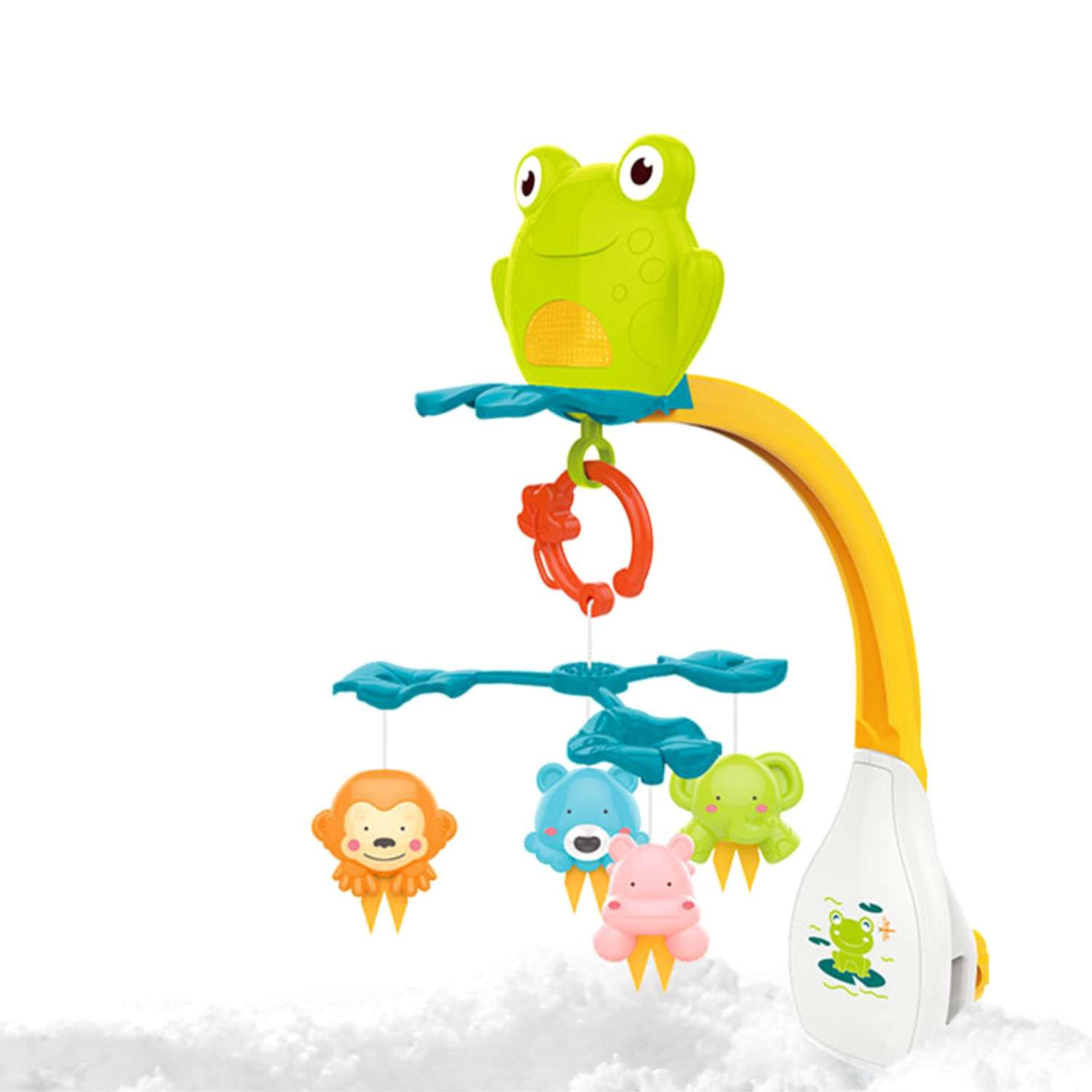 Детский музыкальный мобиль ТОТОША лягушка карусель с проектором и музыкой - фото 2