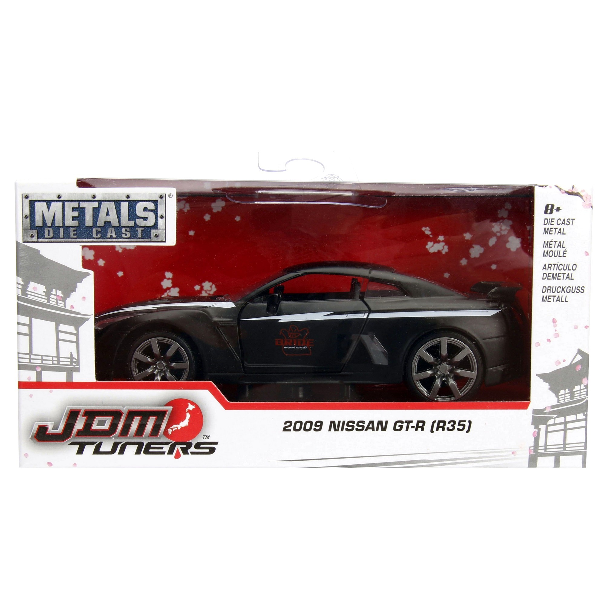 Машинка Jada 1:32 2009 Nissan Gt-r R35 Черная 99742 99742 - фото 7