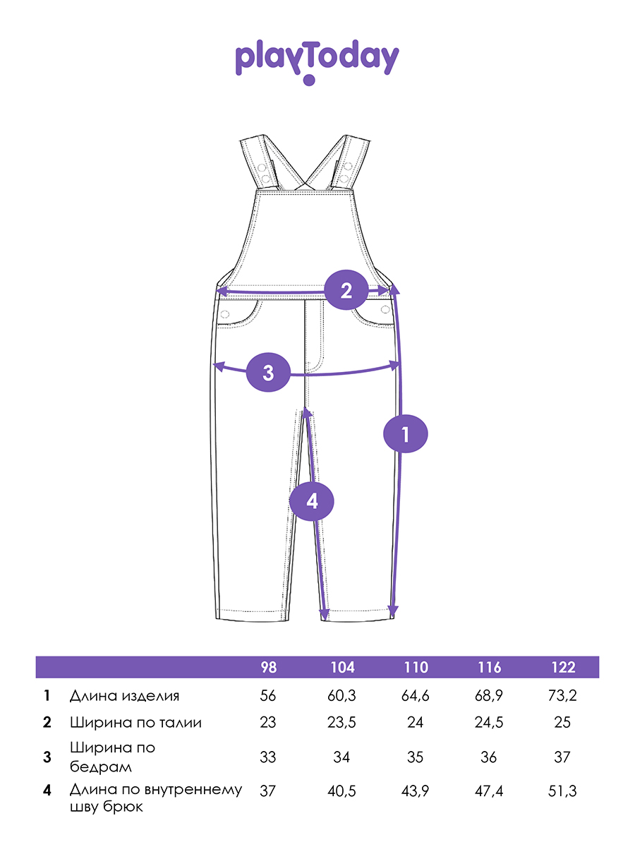 Полукомбинезон PlayToday 12532099 - фото 8