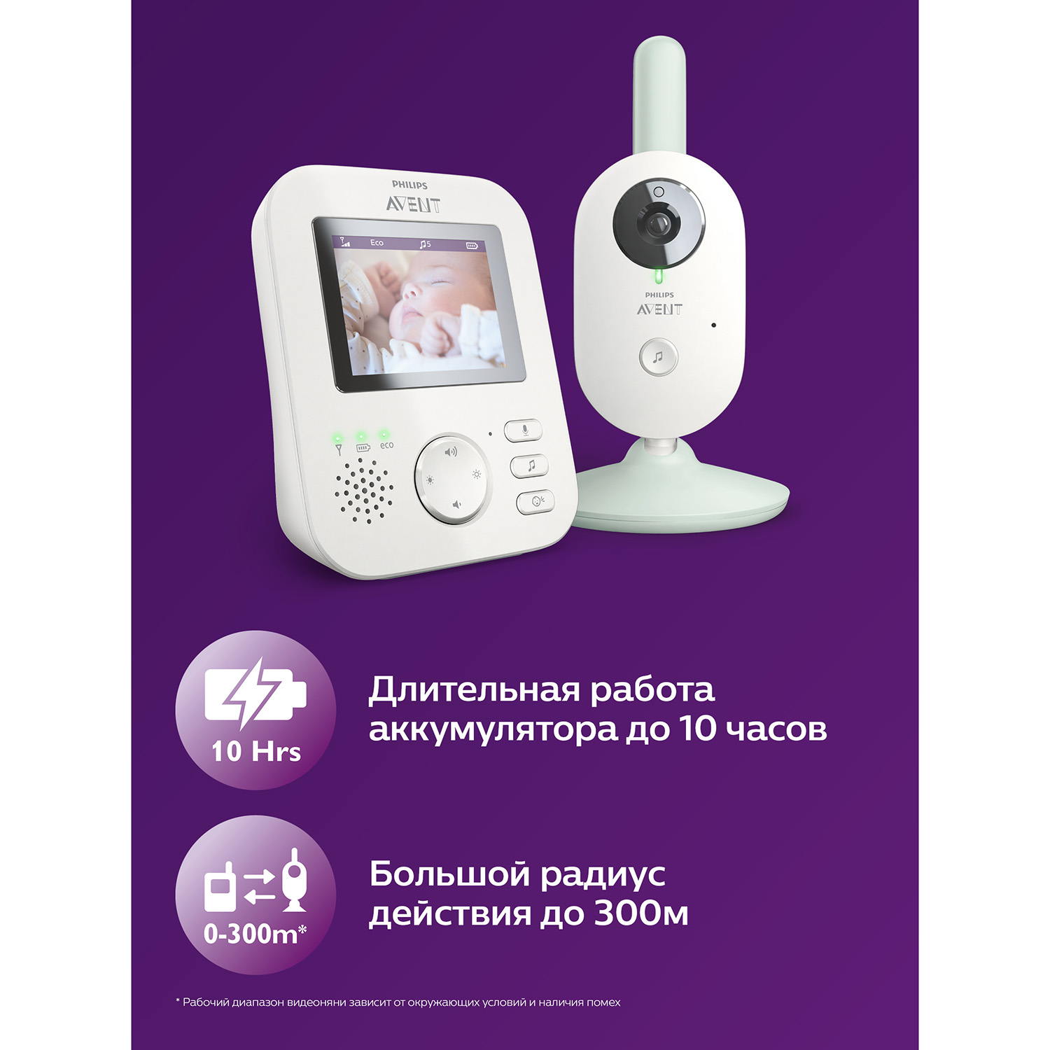 Видеоняня цифровая Philips Avent SCD831/52 - фото 5