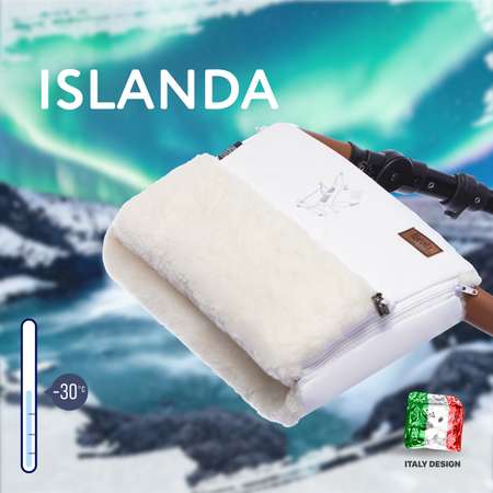 Муфта для коляски Nuovita меховая Islanda Bianco Белый