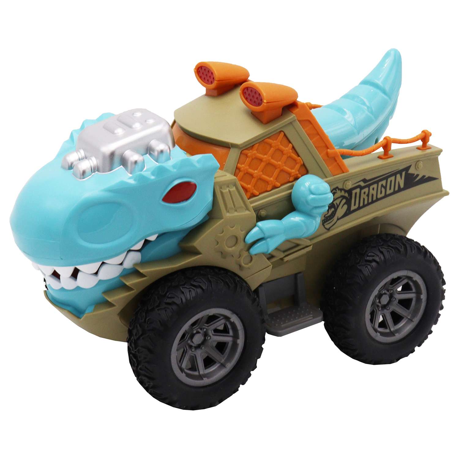 Машинка Funky Toys Тираннозавр Бирюзовый FT0735698 FT0735698 - фото 1