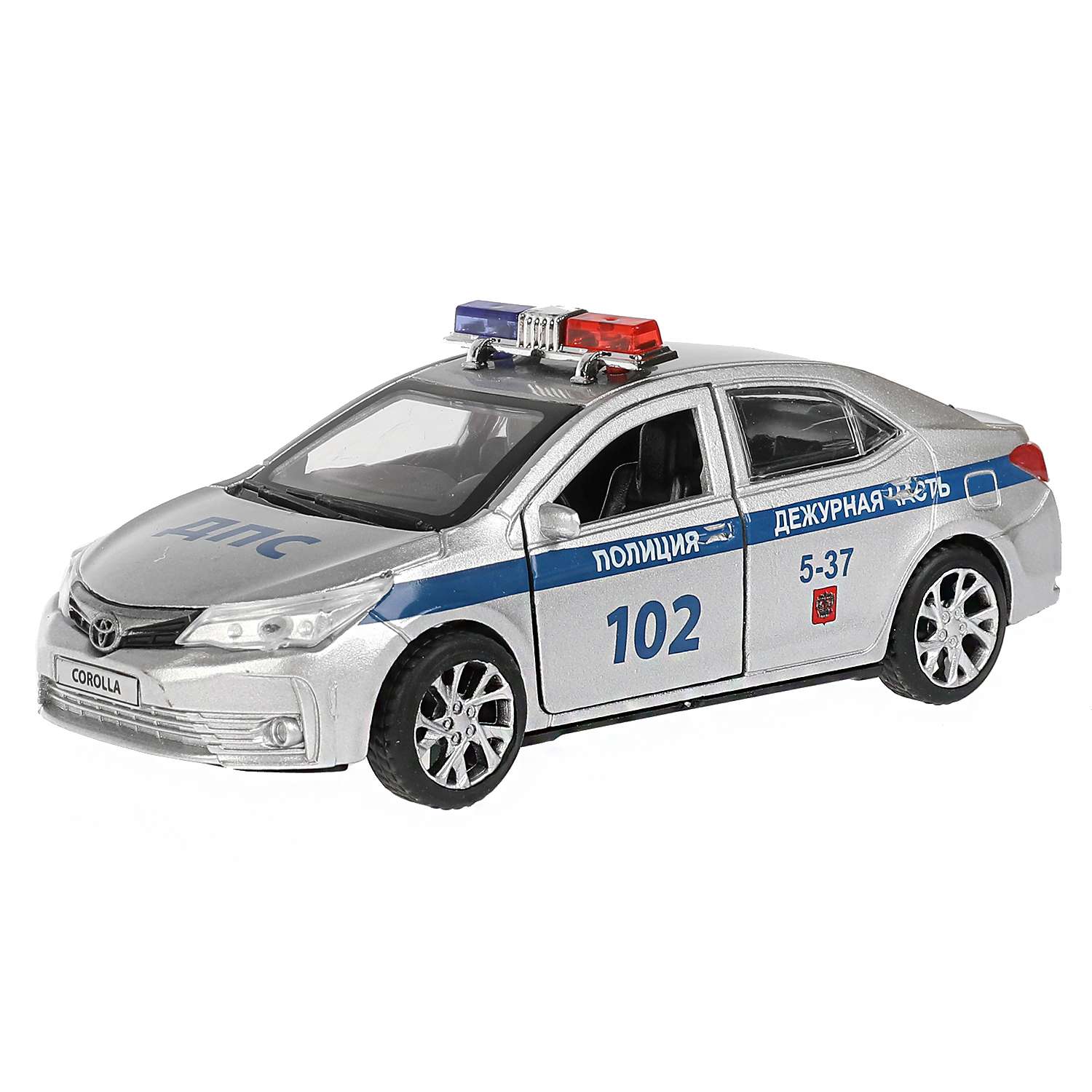 Машина Технопарк Toyota Corolla Полиция 268486 268486 - фото 1