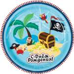 Тарелка Веселая затея Пиратский остров 6шт 1502-5692