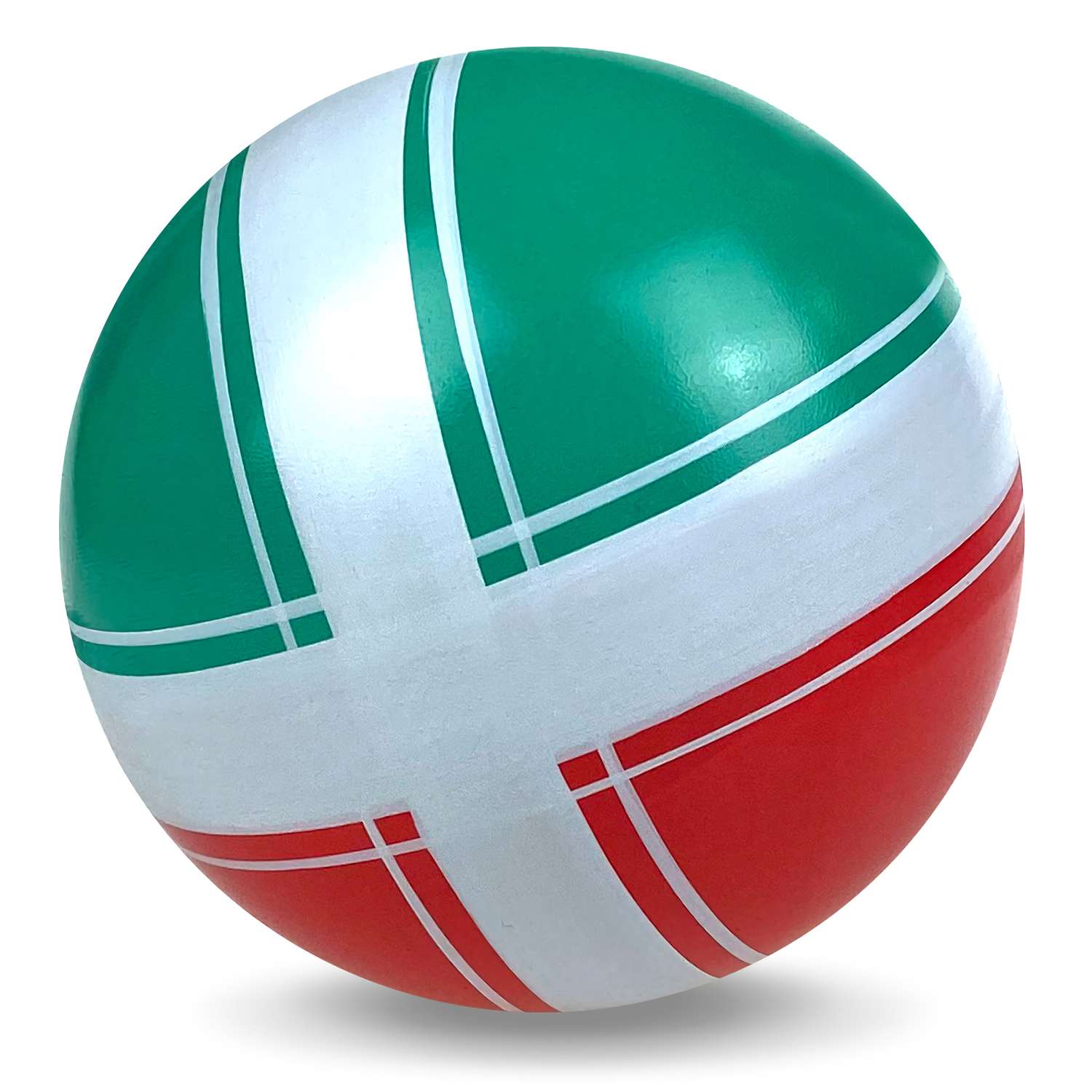 Мяч Джампа Крестики нолики Зелёно-красный Р3-100/КН/З - фото 1