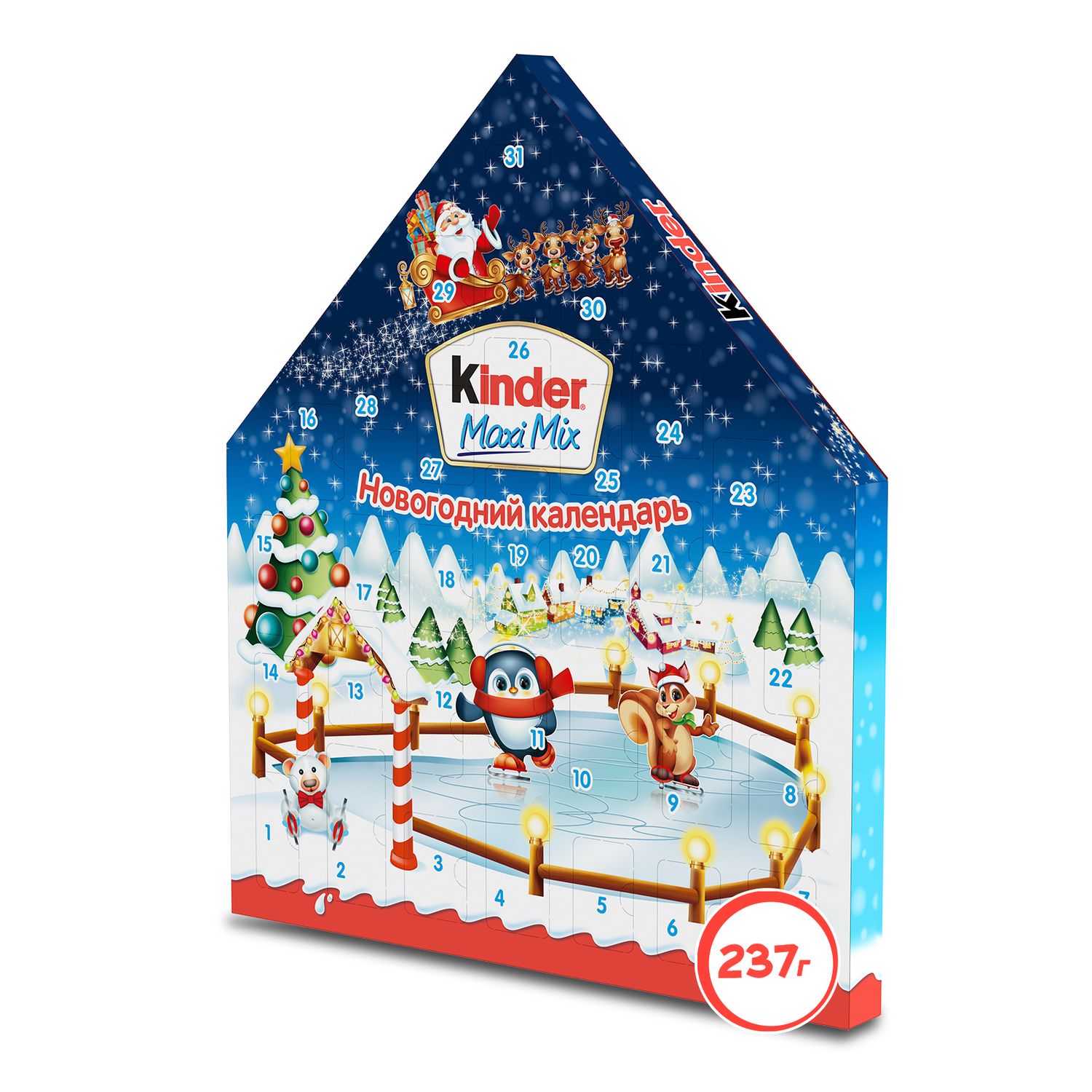 Подарок Kinder Макси Микс с новогодней игрой 237г купить по цене 949 ₽ в  интернет-магазине Детский мир