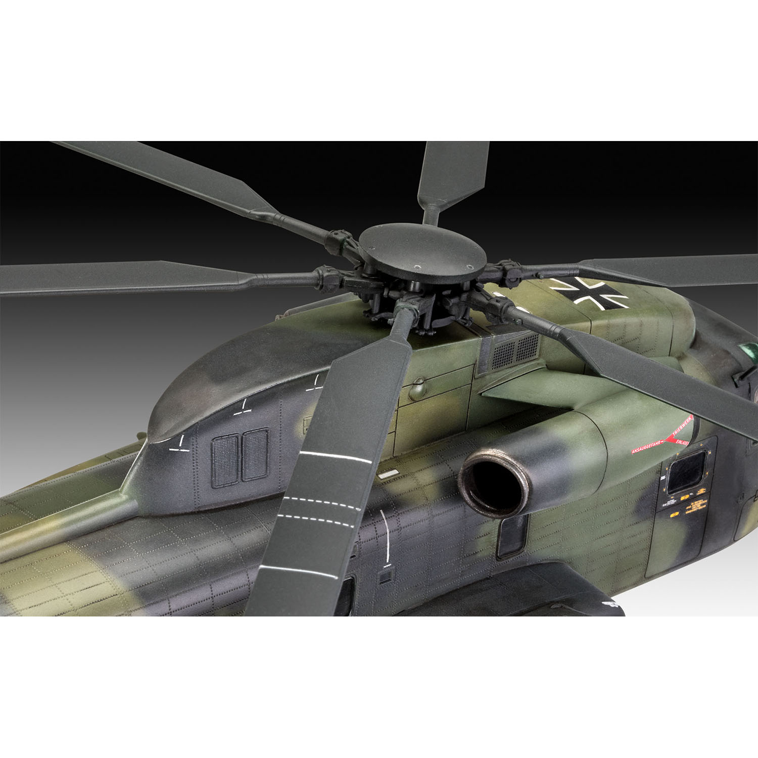 Модель для сборки Revell Тяжёлый транспортный вертолёт CH-53 GSG 03856 - фото 6