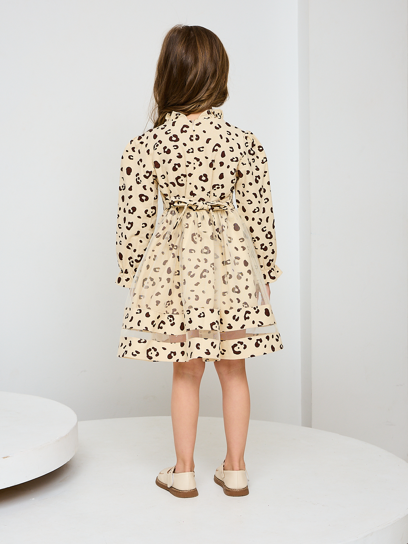 Платье Mil Art kids 1902201535DRESS-SETKA-LEOPARD - фото 7