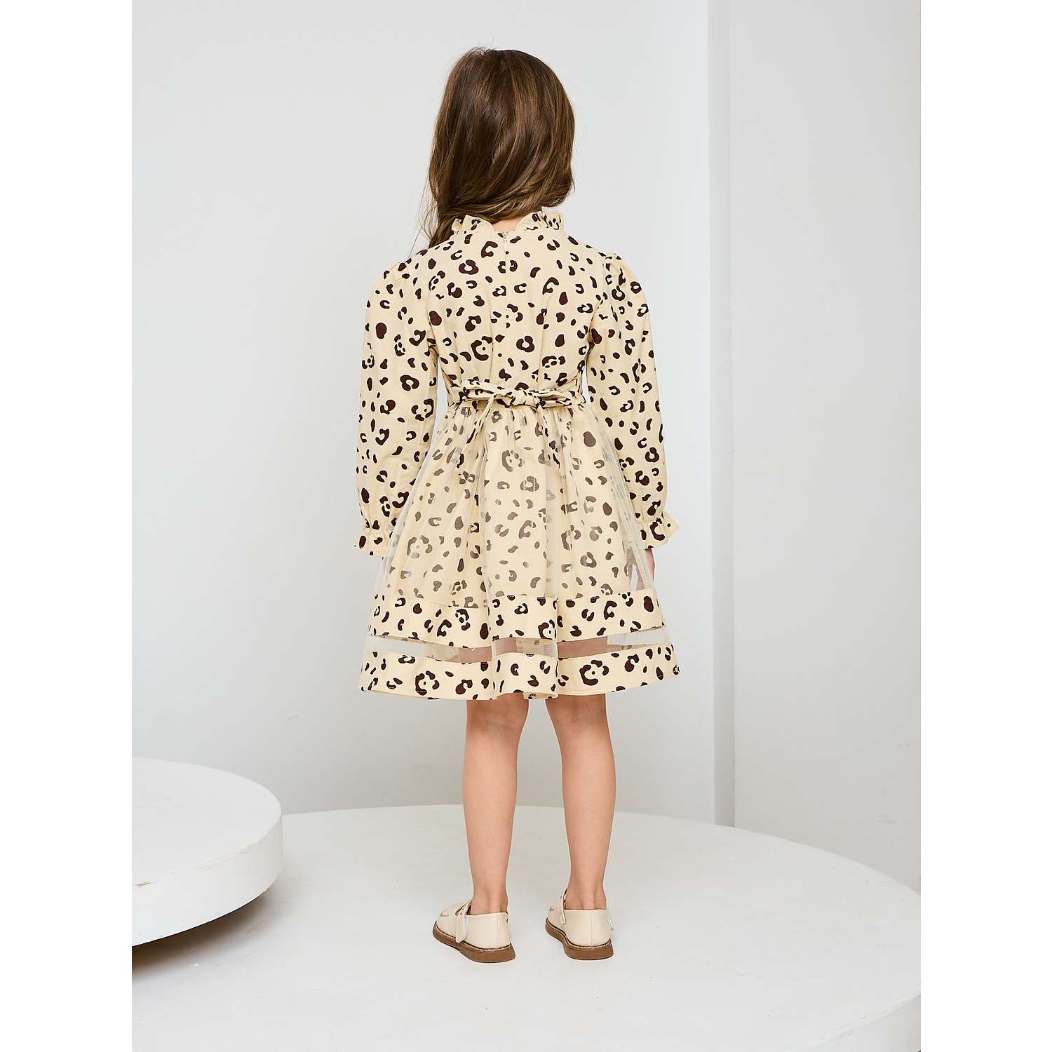 Платье Mil Art kids 1902201535DRESS-SETKA-LEOPARD - фото 7