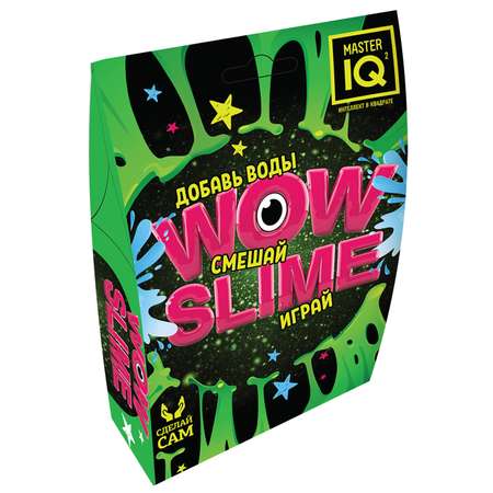 Набор для экспериментов Master IQ WOW slime черный