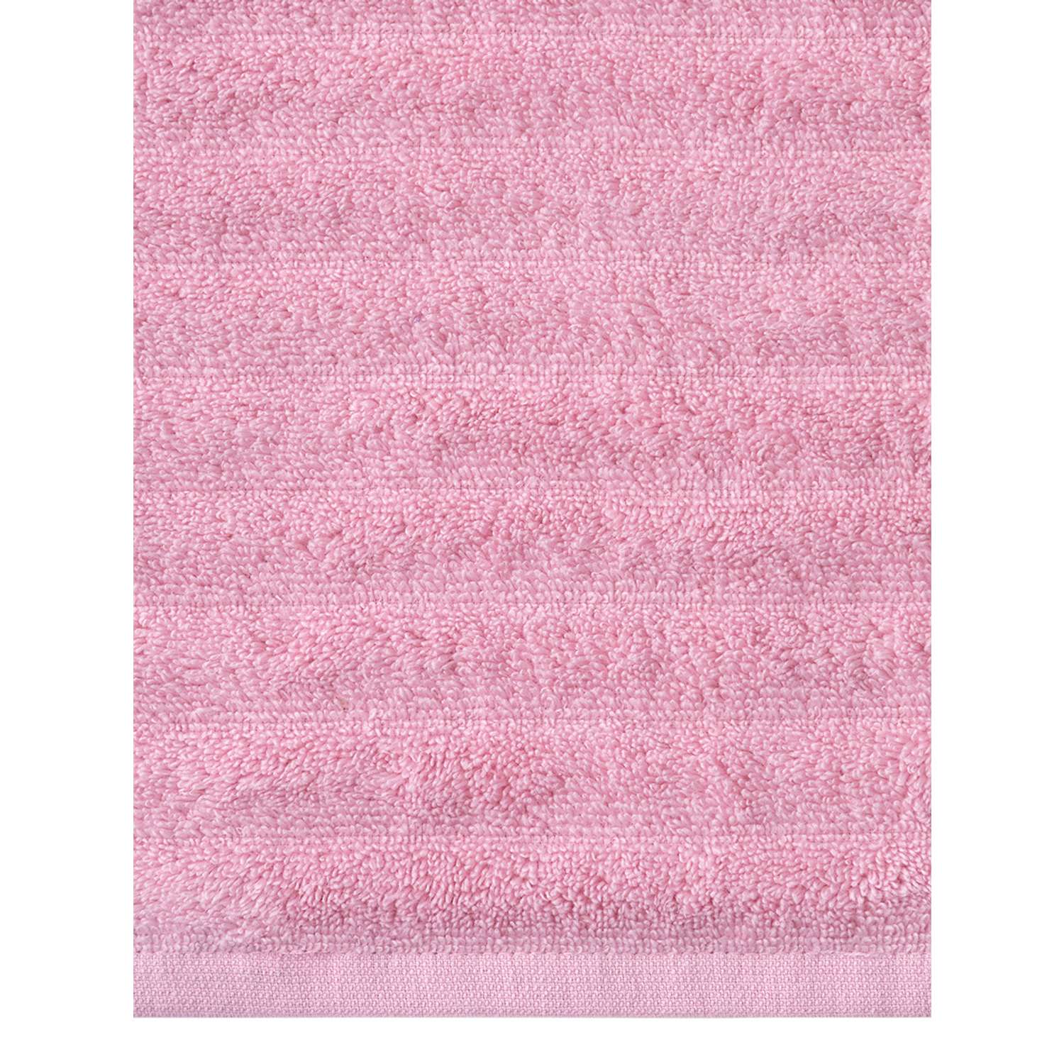Полотенце махровое LUCKY Волна 50x90 см 100% хлопок розовый - фото 4