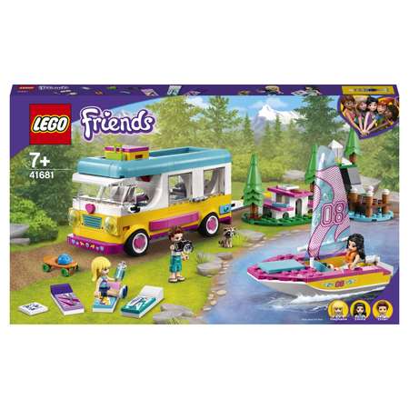 Конструктор LEGO Friends Лесной дом на колесах и парусная лодка 41681