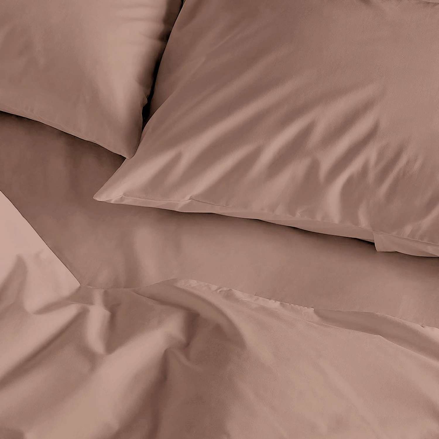 Комплект постельного белья BRAVO 2-спальный макси наволочки 70х70 рис.5112-1 пудровый - фото 3