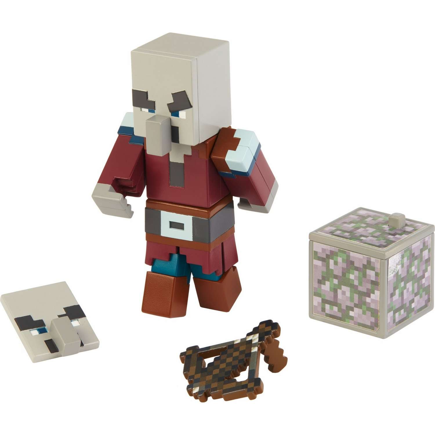 Фигурка Minecraft Разбойник с аксессуарами GCC25 - фото 3