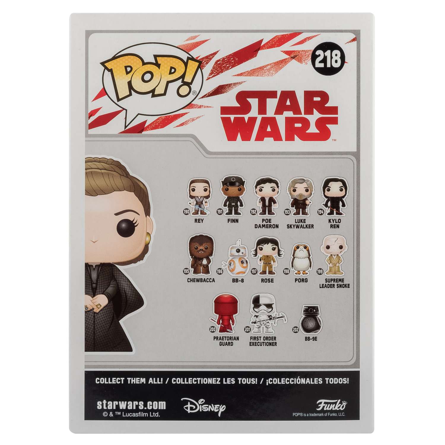 Фигурка Funko Pop bobble Star Wars The last jedi Princess Leia - фото 3